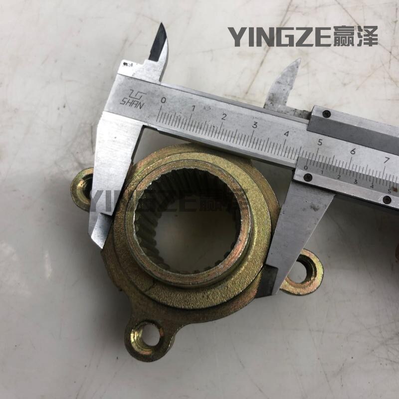 Diy Vier Wiel Go Kart Karting Atv Utv Buggy 28 Tanden Achteras Tandwiel Schijfrem Flens Hub