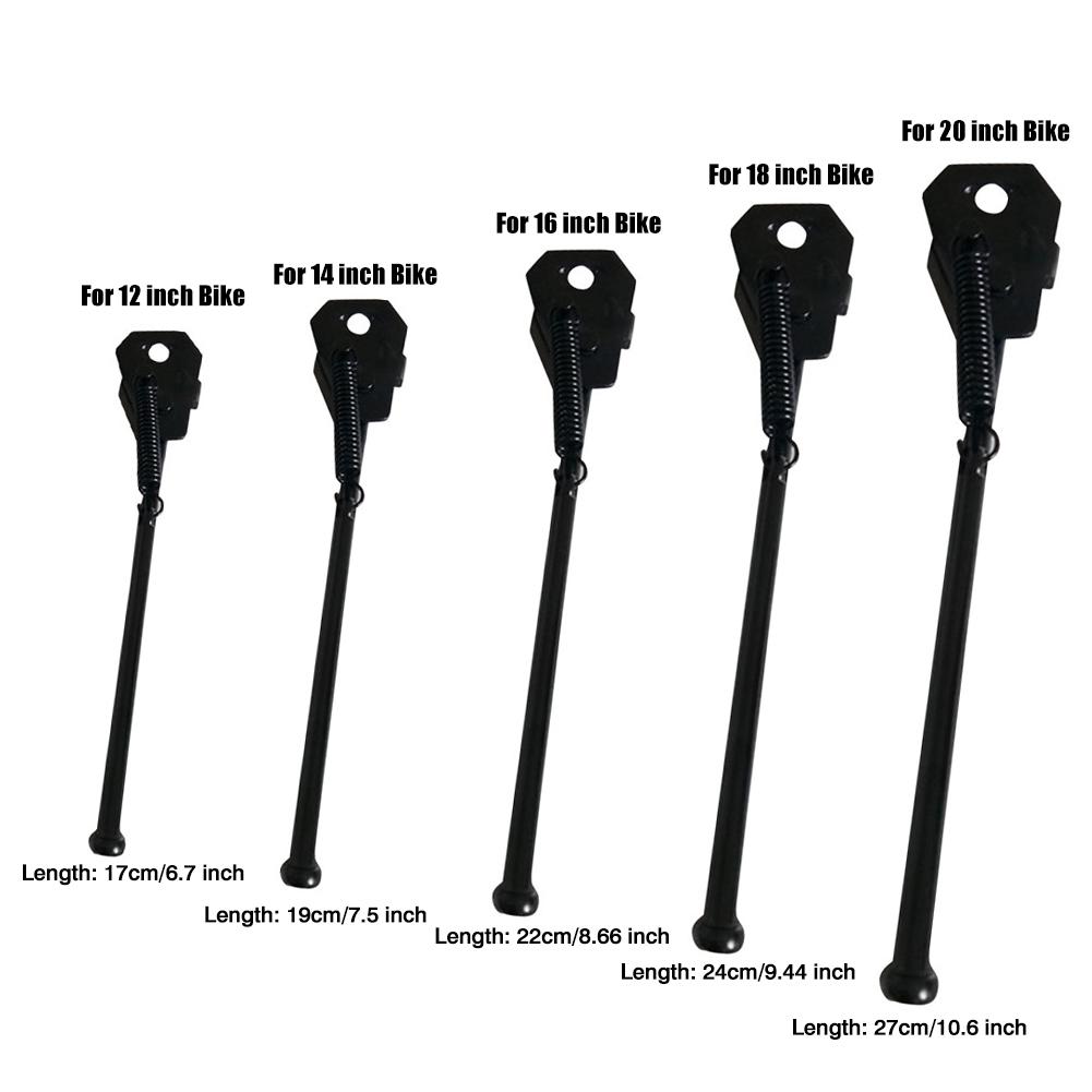 Bike Kickstand Children Bicycle Kickstand Single-Side Stand Folding Rear Mount Bicycle Stand for 12 14 16 18 20 inch Kids Bike