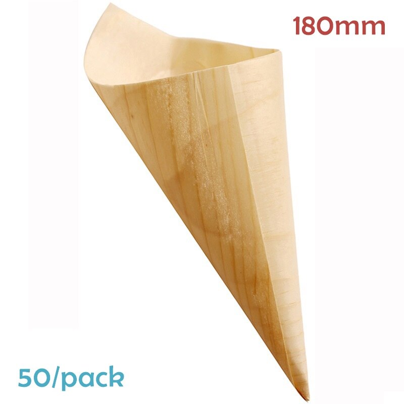 - fest bröllop leverantörer engångs pommes frites chips dessert 180mm tallkotta , 50/ pack