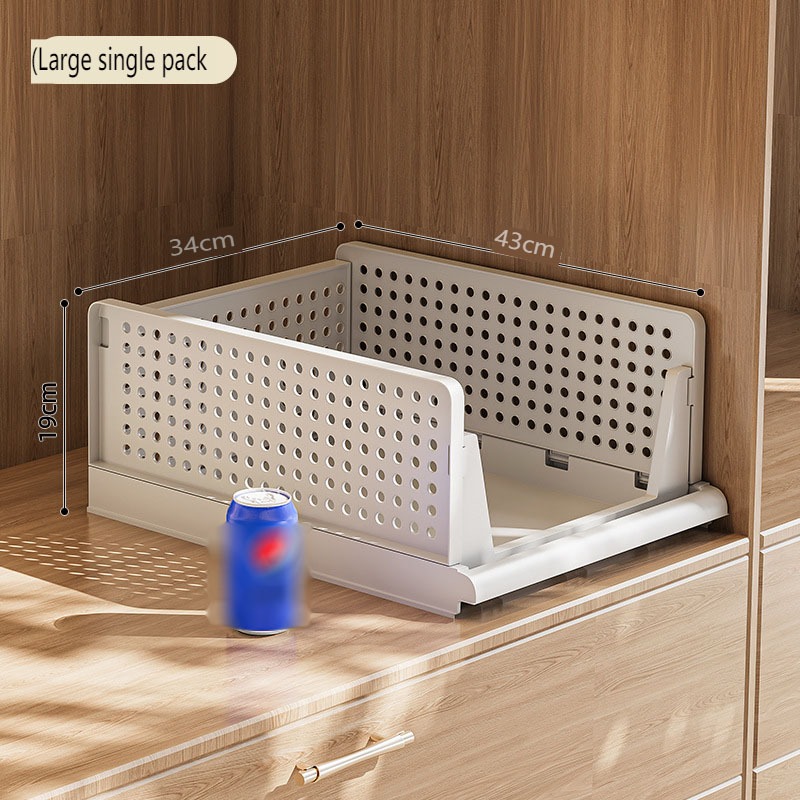 Cajón de almacenamiento de ropa, caja de almacenamiento de plástico plegable de alta capacidad, organización de cajones apilables para el hogar, Accesorios para el hogar