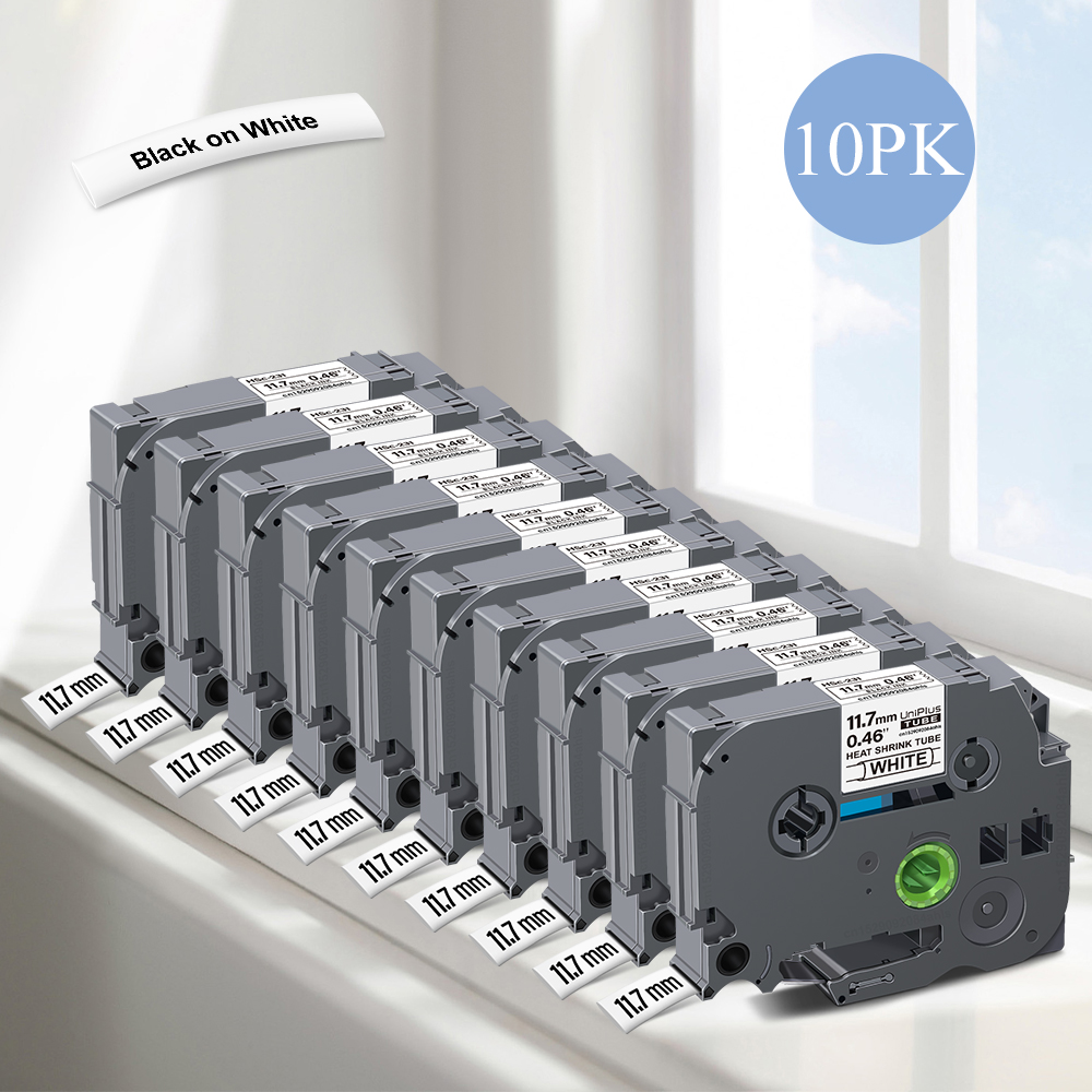 Portable Label Printer PS100E Print Heat Shrink Tube Iron on Fabric Tape Satin Ribbon Similar as E1000 PRO PT-H110 Label Maker: Red / EU Plug