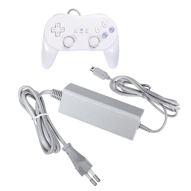 Ac Charger Adapter Voor Wii U Gamepad Controller Joystick Us/Eu Plug 100-240V Q81F