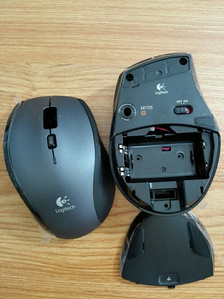 Cubierta superior del ratón original + carcasa inferior + + funda de ratón con llave lateral para Logitech M705 mouse housing Accesorios de reparación