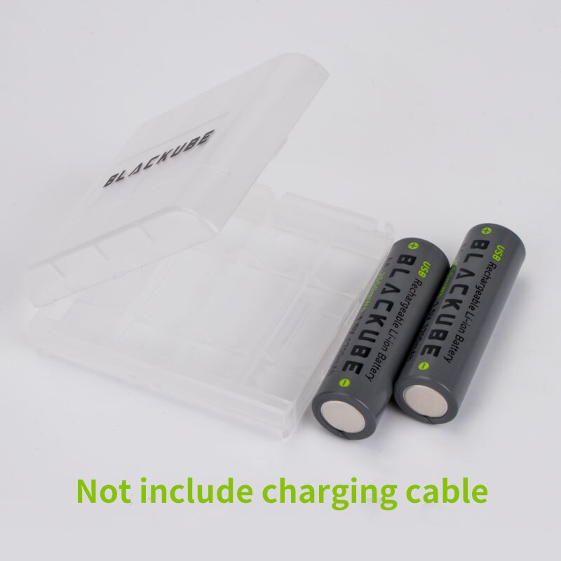 Batterie au Lithium Rechargeable d'usb de Protection de tension de Batteries de BLACKUBE AA 1700mAh 1.5 V 2550mWh: 2pcs