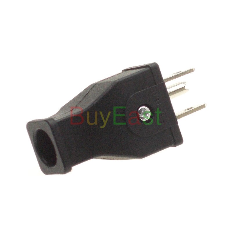 2 x US NEMA 5-15P Plug US Grounded Power DIY Rewireable Plug 250V-15A