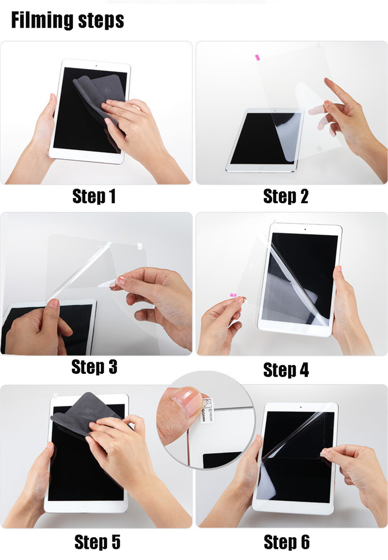 3 Pcs Pet Soft Screen Protector Voor Ipad 9.7 Beschermfolie Voor Apple Ipad Air 1 2 Matte protector Voor Ipad 5 6 Pro