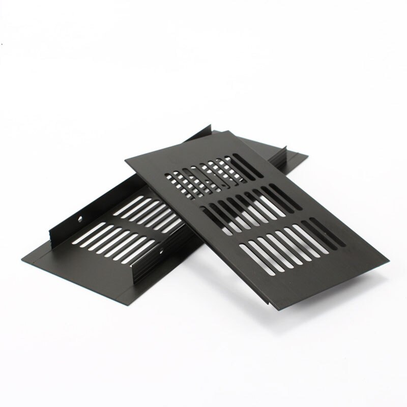 Møbler hardware aluminiumlegering ventilation mesh rektangulært skab garderobe ventilation udluftning