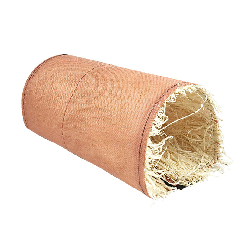 Animal de compagnie lapin Tunnel jouet lapin cochon d'inde Chinchilla herbe nid Hamster tapis ours doré cochon d'inde nid tapis arc Tunnel jouets: M / Kaki foncé