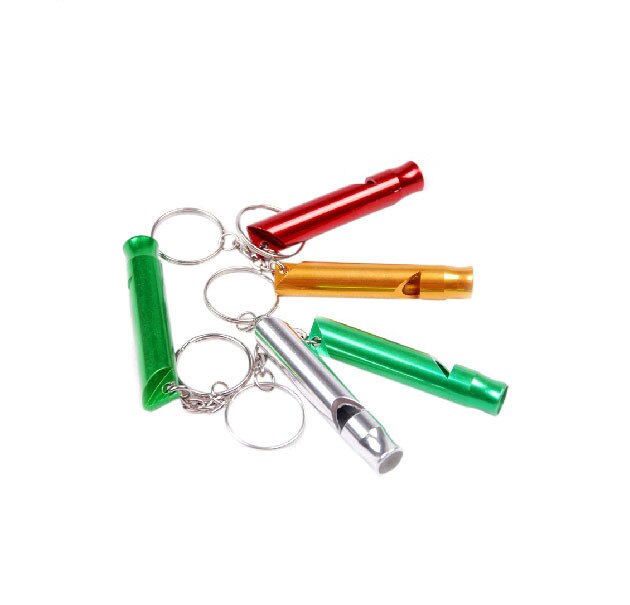 1/3/10Pcs Multifunctionele Aluminium Emergency Survival Whistle Sleutelhanger Voor Camping Wandelen Outdoor Gereedschap Training Fluitje