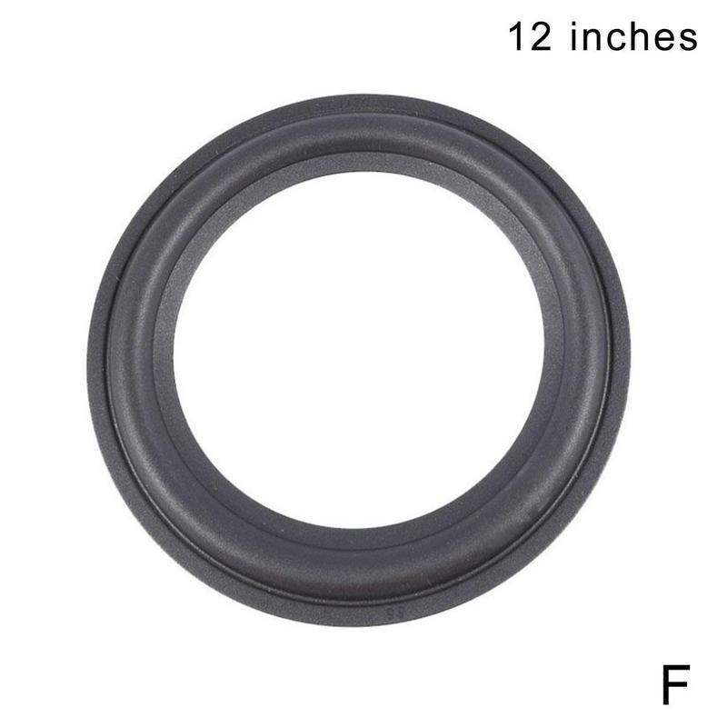 3/4/5/6/6.5/8/10/12 inch Elastic Rubber Edge Ring For Speaker Ring soft N7B3 Repair Edge durable Woofer Surround H6I6: F