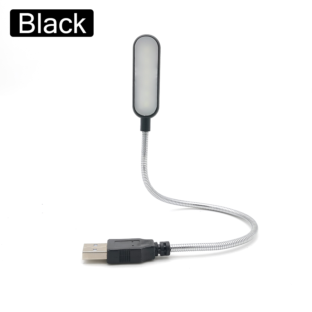 Ultra Bright 28/6LEDs Reading Lamp LED USB Book Light Flexible Table Lamps Night Lamp for PC Computer: Yellow