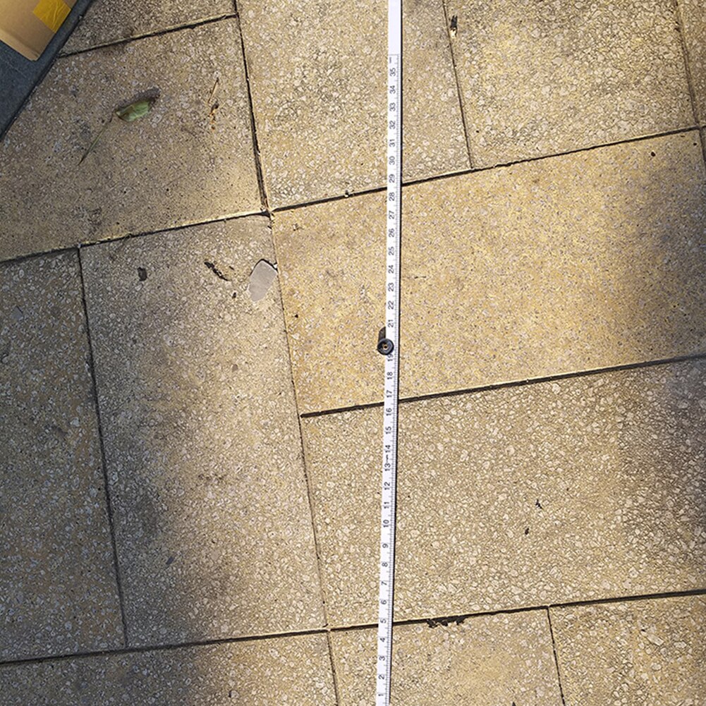 2m Measuring ABS Accurate Portable Metric Inch Folding Double Scale Durable Practical Ruler Woodworking