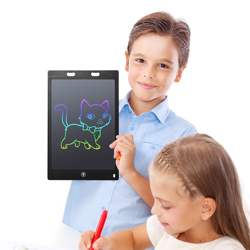 LCD Writing Tablet 12 Inch Erasable Electronic Drawing Board Digital Paperless Doodle Pad with Stylus for School Students