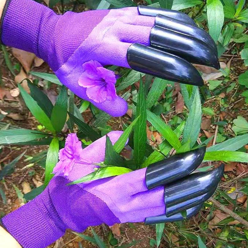 2 Paar Klauw Tuinhandschoenen voor het planten, tuinhandschoenen