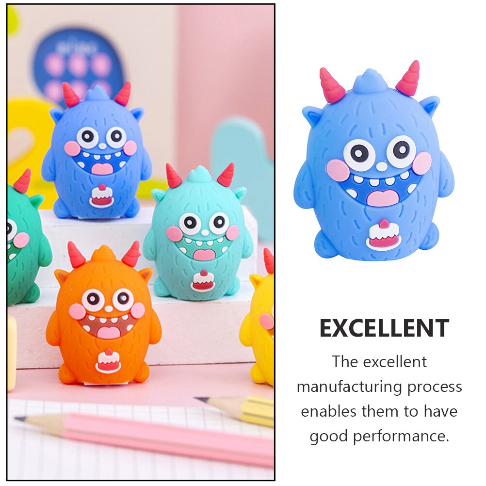 3Pcs Manual Pencil Sharpener Portable Pencil Sharpener Lovely Pencil Sharpening Tool