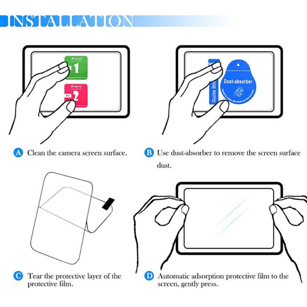 2 pack 0,3mm de vidrio Protector de pantalla LCD para Olympus TG-5 TG5 TG4 TG-4 duro TG-3 TG3 cámara resistente al agua