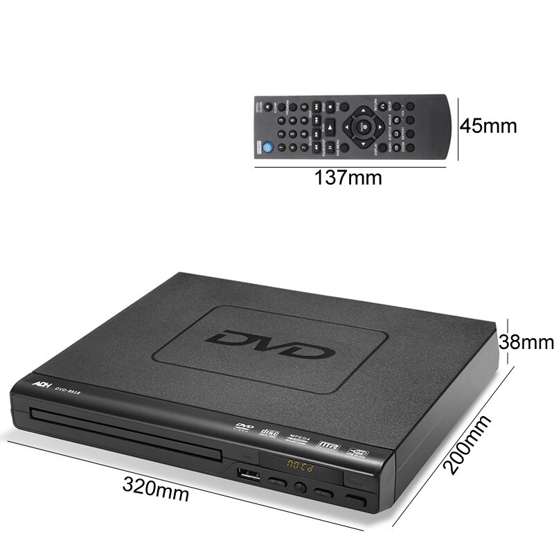 Professionele 110V-240V Usb Meerdere Dvd-speler Ad... – Grandado