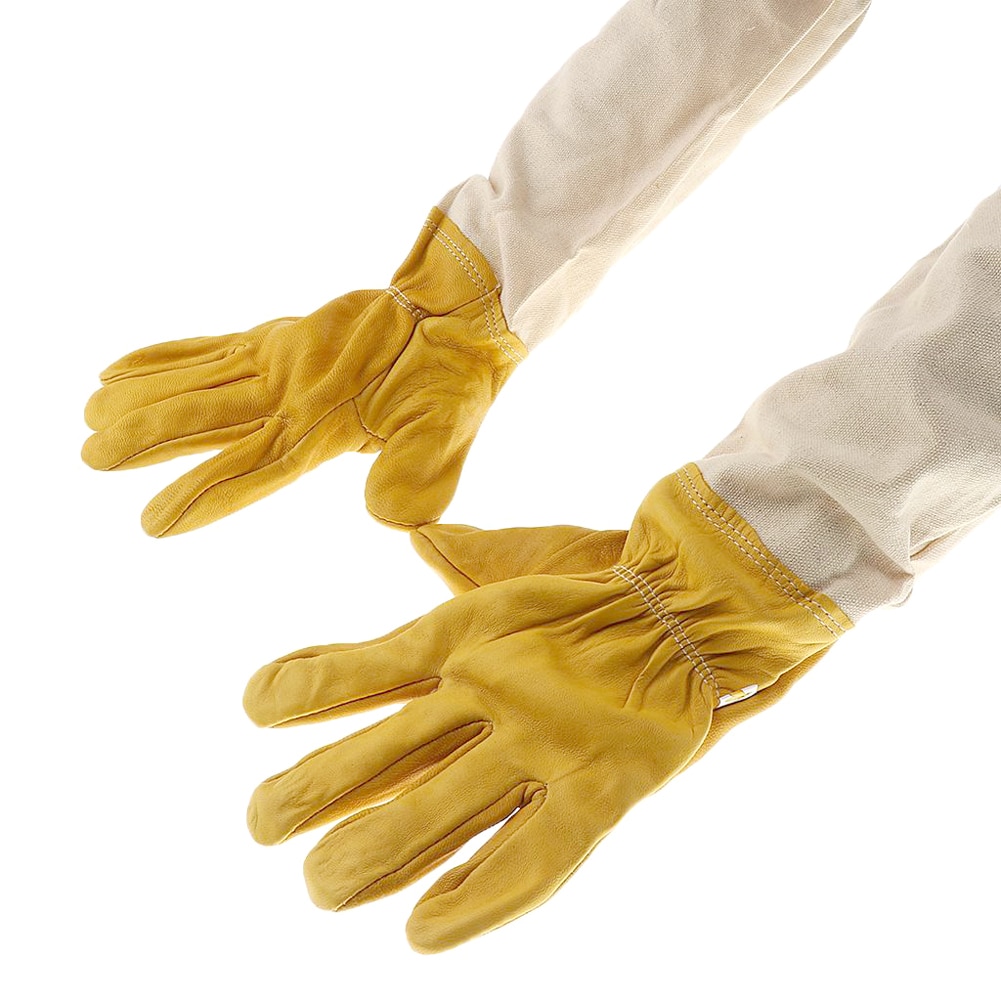 Imkergereedschap anti-bijen-, steek-, anti-steek- en anti-snijhandschoenen voor imkers beschermende handschoen canvas imkeruitrusting