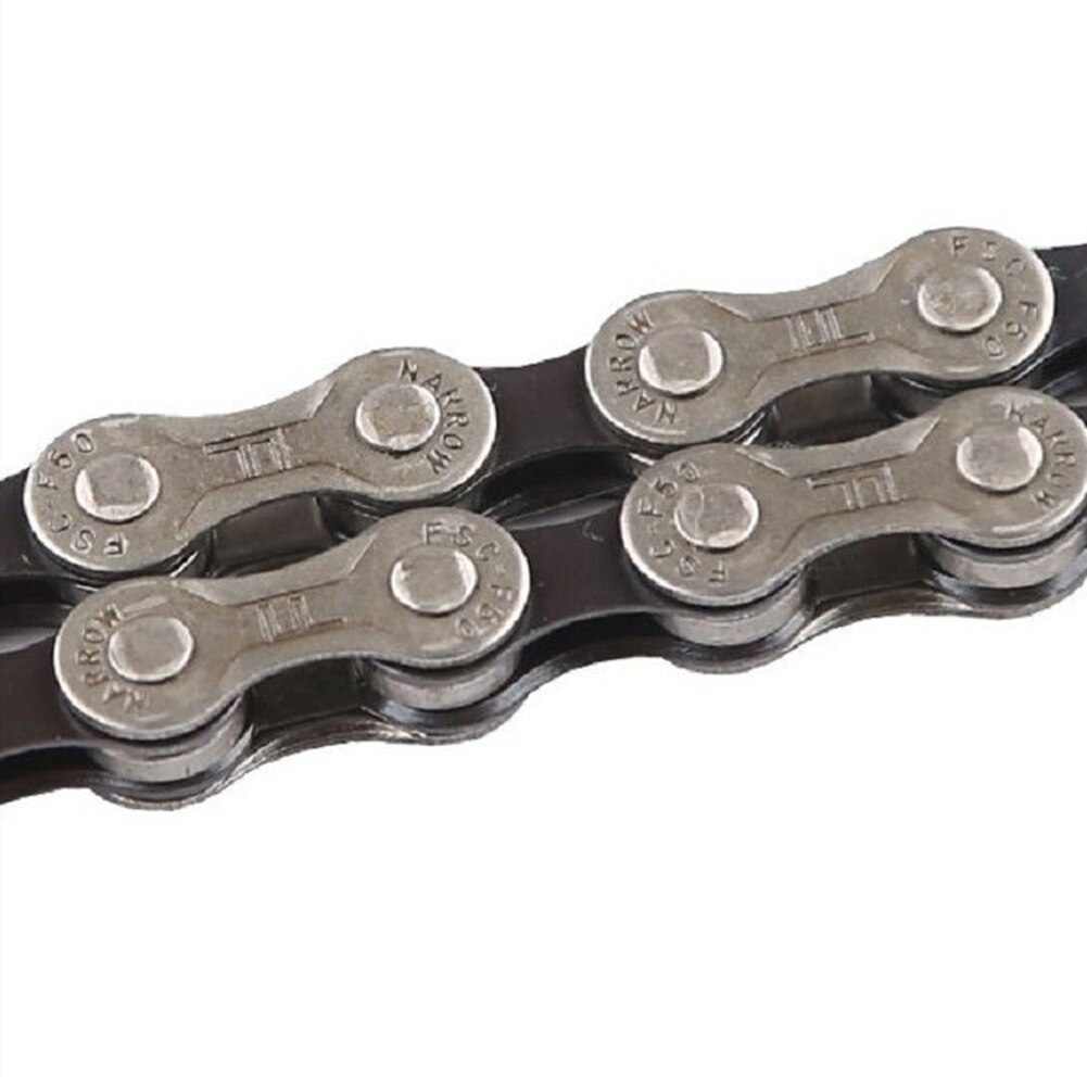 For Road Bike Bicycle Bicycle Chain Silver With 116 Outdoor Compatibility IG51 Portable For 18/21/24 Speed Bicycle