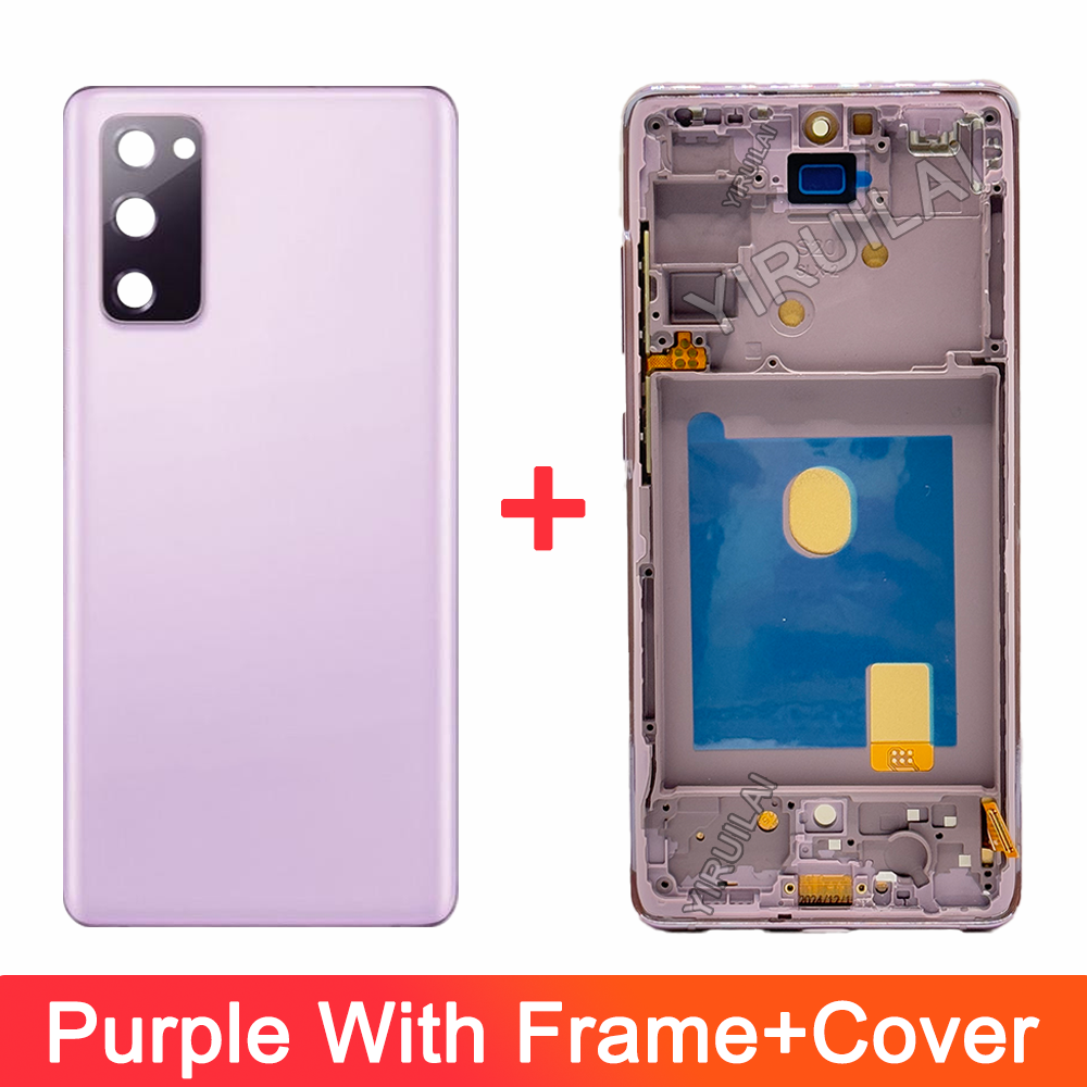 Écran Tactile TFT LCD de Remplacement avec Châssis, pour Samsung Galaxy S20 FE G781B: Indigo