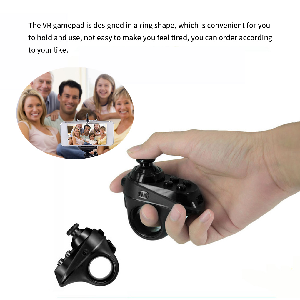 R1 Ring Bluetooth-compatible 4.0 VR Controller for lOS for Android Wireless Gamepad Joystick Gaming Remote Control
