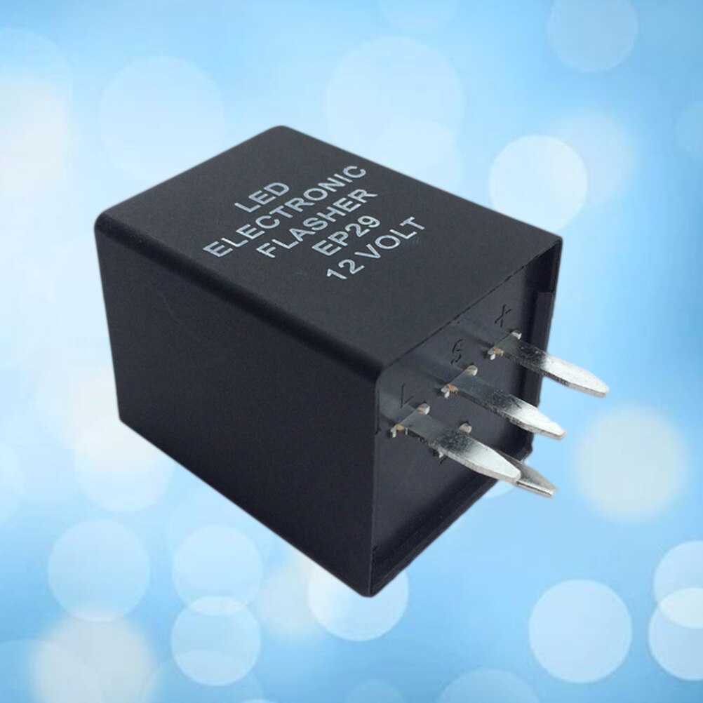 1PC Car 4 Pin LED Flasher Decoder Relay Equalizer Car Supplies 12V Flasher Relay For Turn Signal Blinker Light A20