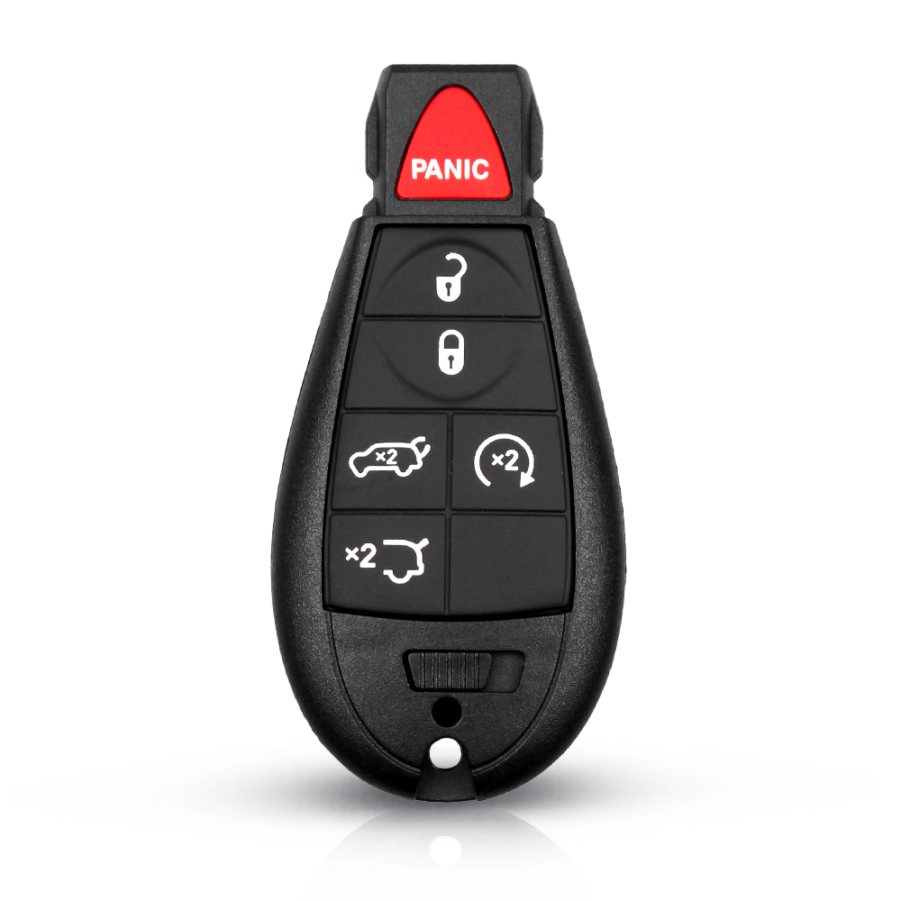 KEYYOU 3/4/5/6/7 Buttons Remote Smart Car Key Shell For Jeep Grand Cherokee Chrysler 300 Town &amp; Country Dodge Challenger Charger: Model 8