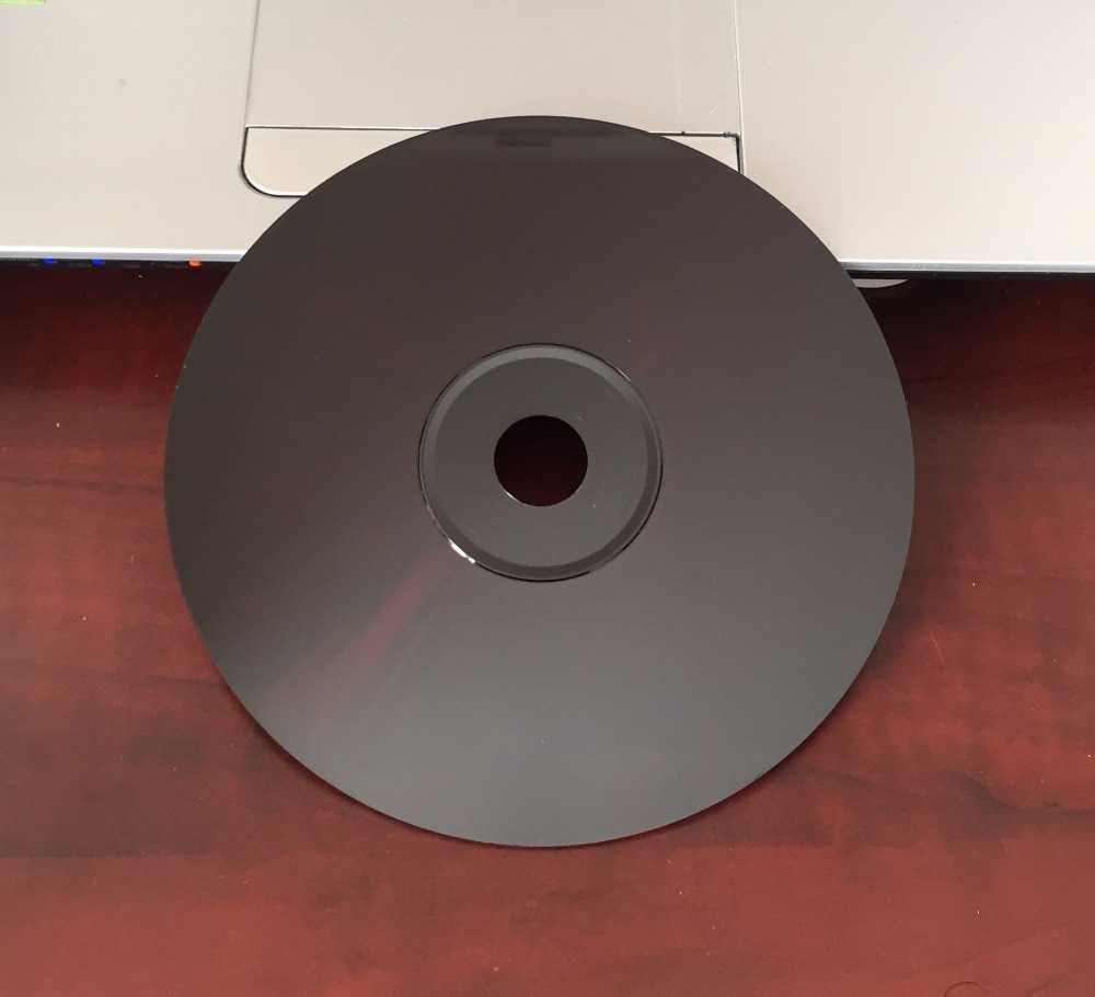10 Discs Premium Multicolor Grade A 700 MB 52x Blank Black Printed CD-R Disc