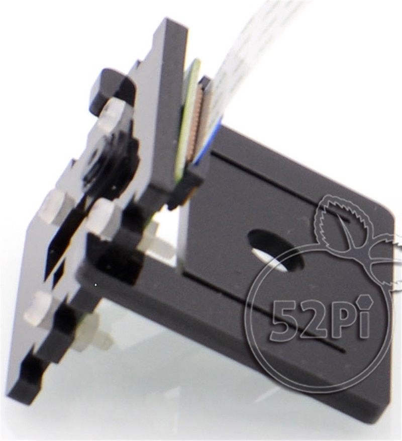 Adjustable Raspberry Pi Camera Mounting Bracket Camera Mount Black Acrylic Camera Bracket
