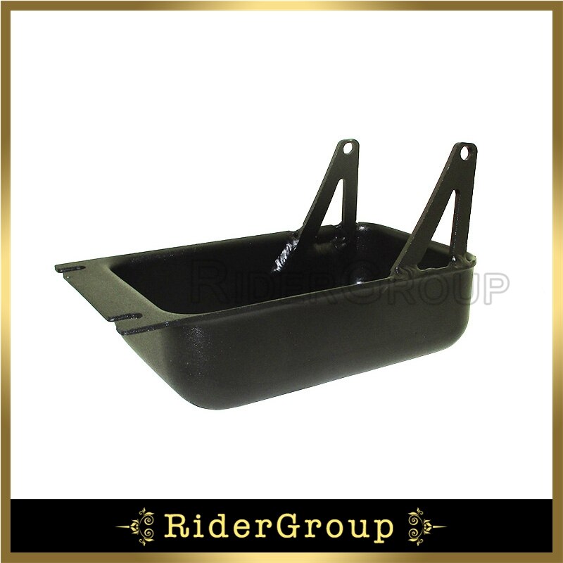 Aluminum Sump Guard Oil Catch Tank Tray For Pit Dirt Bike Supermoto: Black