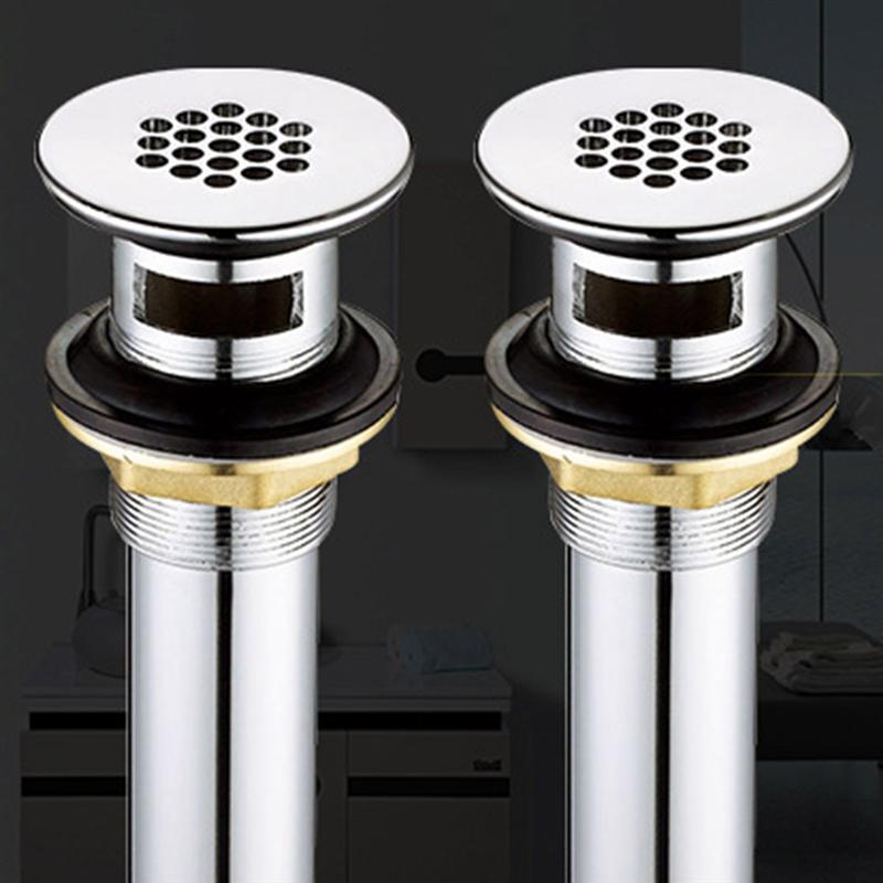 Stainless Steel Rustproof Sink Drain Cover All Copper Wash Basin Sink For Washroom Kitchen Home Use Flume Cover