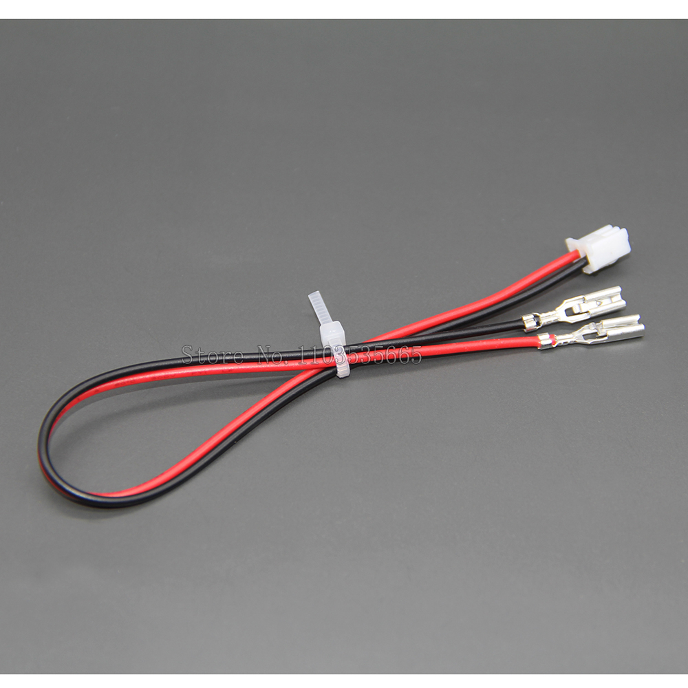 10 stk. arkadespil trykknap 2- bens kabel dupont-knapkabel happ-stil sanwa-switchledninger til jamma arkade usb-encoderledning: Hvid