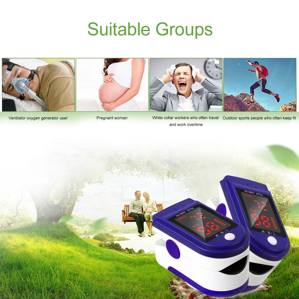 Digital Fingertip Pulse Oximeter OLED Display Blood Oxygen Sensor Measurement Meter for Home Sports De Dedo Oximeter
