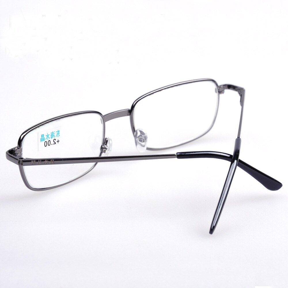 Metal Frame Reading Glasses Relieve Visual Fatigue Presbyopic Glasses Ultralight Clear Optical Glass Lens Parents Eyeglasses