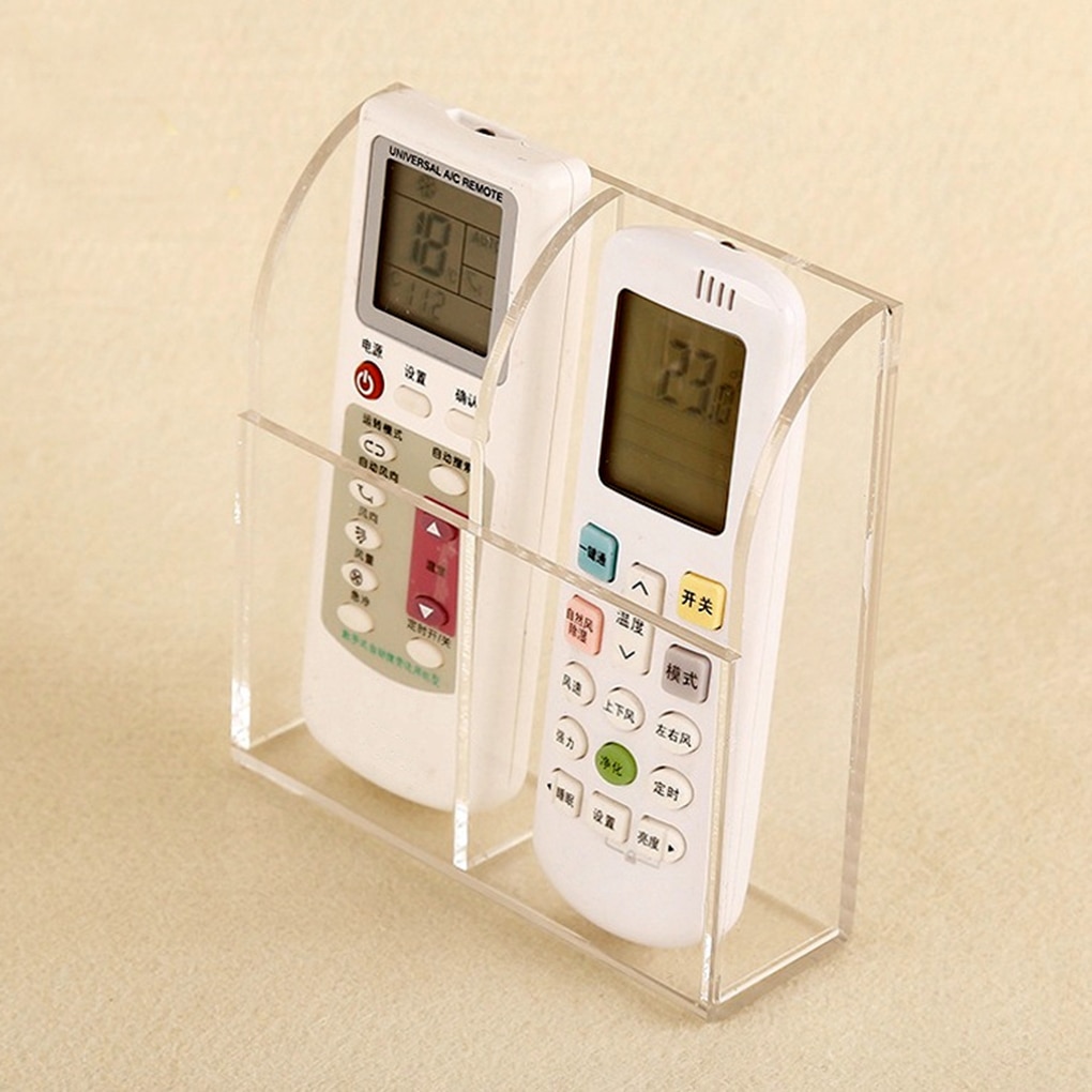 Wall Mount Acrylic Air Condition Remote Controller Box Container Storage Organiser Hotel Case Office controller box Home