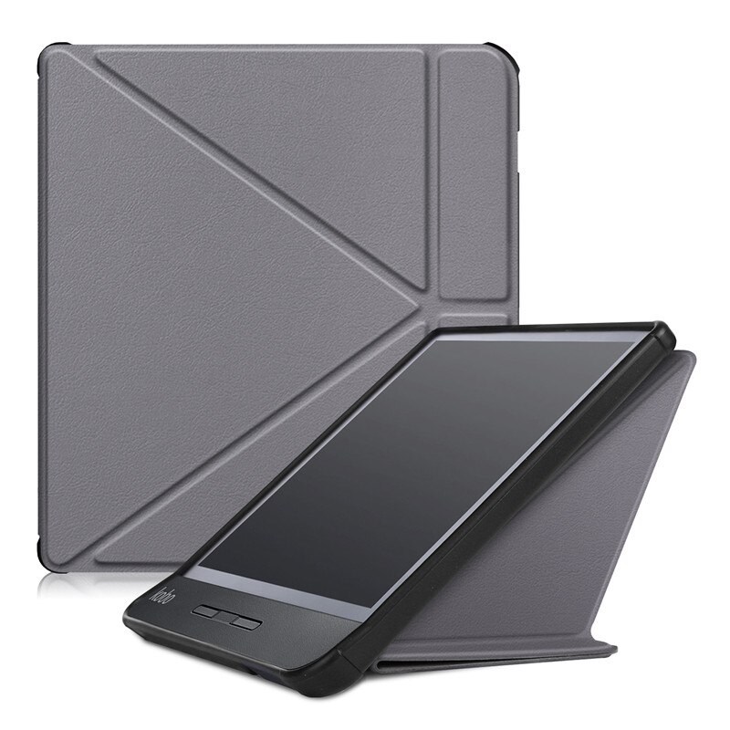 Case For Kobo Libra H2O Release 7Inch Kobo libra h20 Ereader protective funda Cover Smart stand Kobo Libra H2O Origami Case: gary