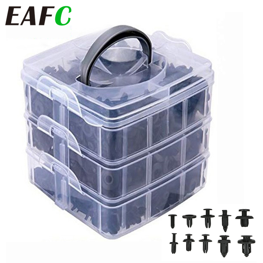 Kit de clips de fixation pour toutes les automobiles, rivets à pression, pour pare-choc, 620, pièces/boîte, clips de fixation de garniture