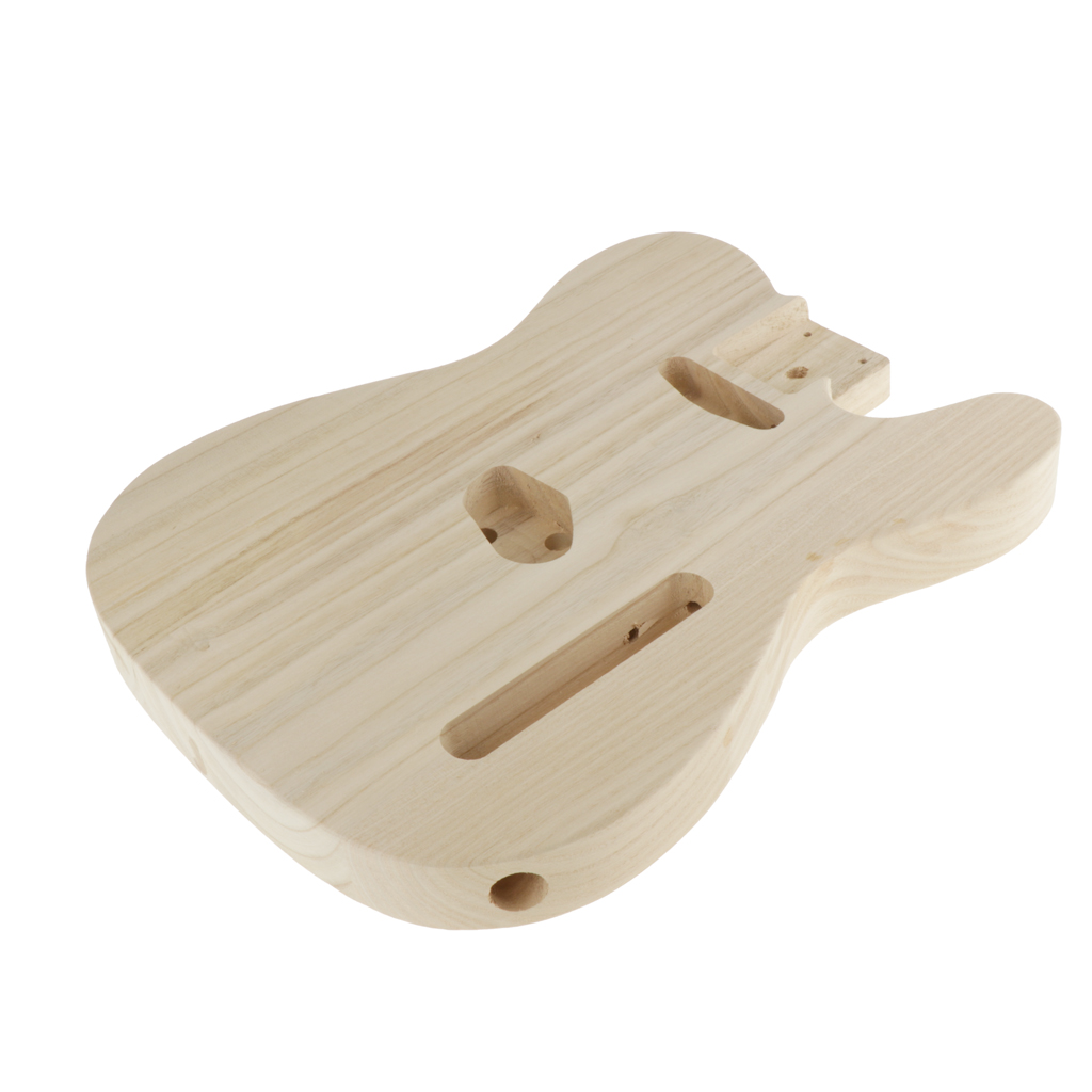 Handgemaakte Massief Uitgeholde Schuren Gitaar Hout Elektrische Gitaar Body Vat Voor Telecaster Stijl Elektrische Gitaar Diy Vervanging
