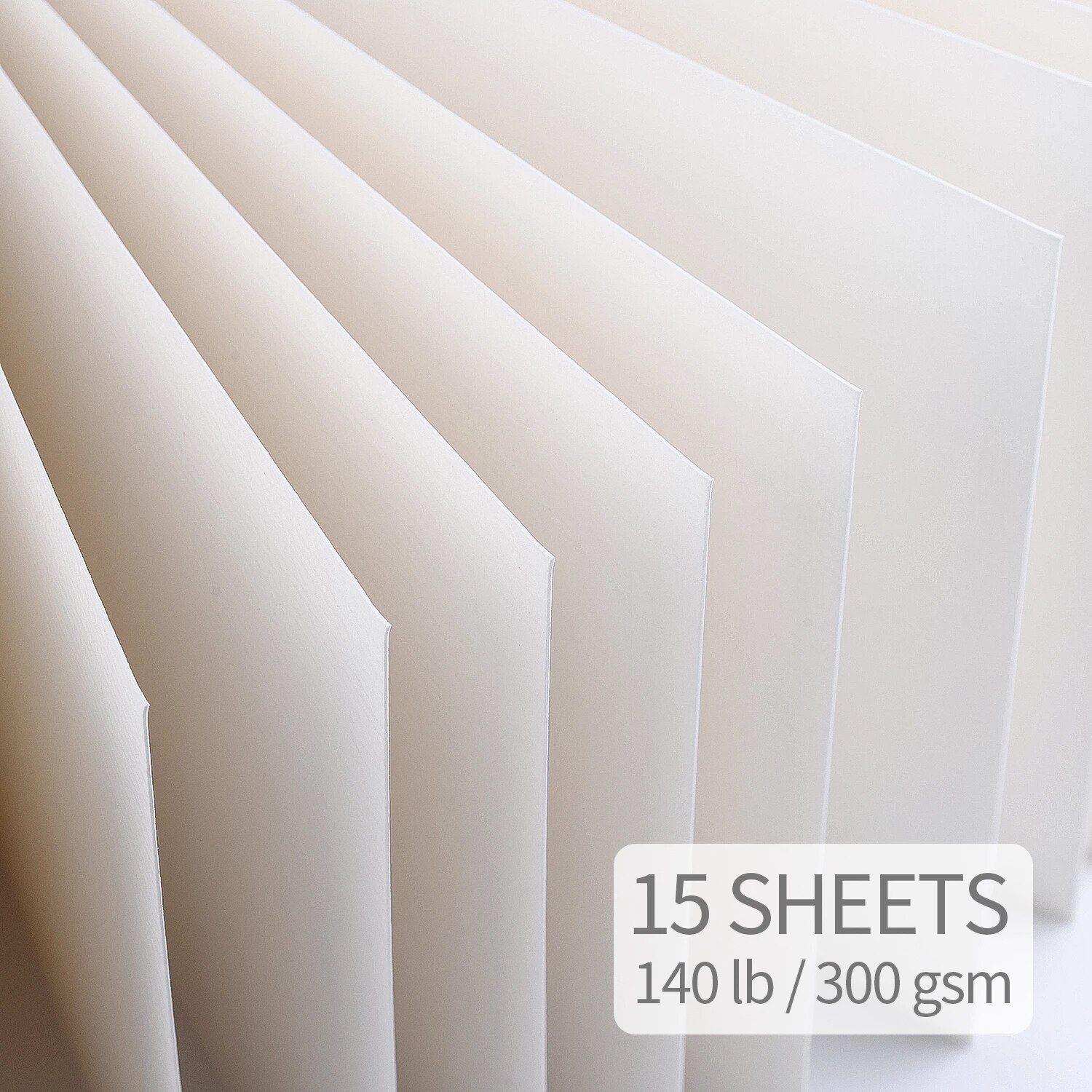 Professionele 15 Vellen 300G Aquarel Papier Pad Blank Handgeschilderde Gouache Aquarel Schetsboek Kunstenaar Student Art Supplies