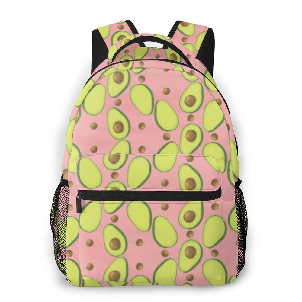 Backpack Women Backpack Shoulder Bag Avocado Pattern School Bag For Teenage Girl Children Backpacks Travel Bag: colour6