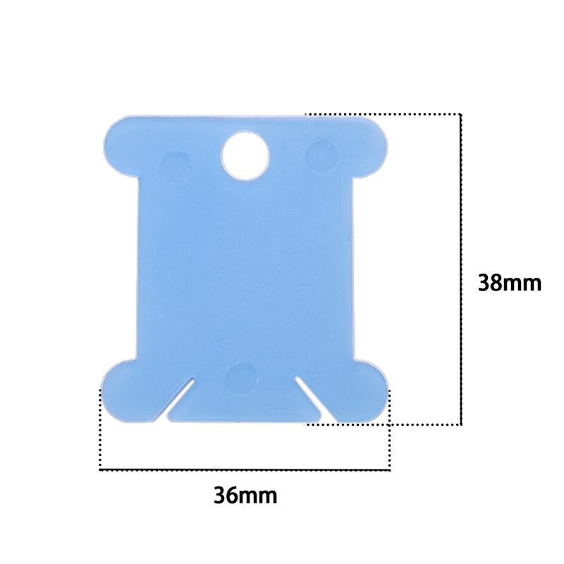 Embroidery Thread Holder Floss Craft Bobbin Cross Stitch Storage Holder Plastic Sewing Thread Board Card Thread Organizer