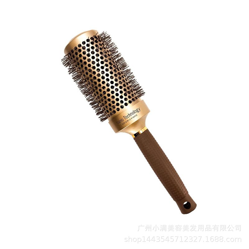 Rodillo de pelo de cerámica, peine de placa grande, rizador de papel de aluminio, peine de peluquería moldeador de aire conductor de calor para hombres y mujeres: Verde