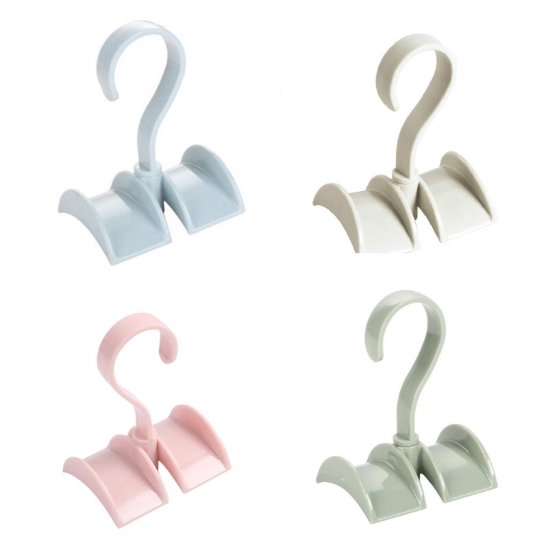 60 Degree Rotating Hanger Bag Handbag Wardrobe Organizer Hanging Rack Belt Tie Holder for Home Bedroom Dormitory Closet