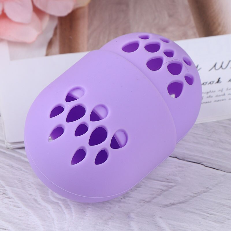Esponja de maquillaje estante de exhibición cosmético licuadora funda de esponja soporte para esponjas de silicona suave polvo de secado de soplo soporte de huevo almohadilla de belleza