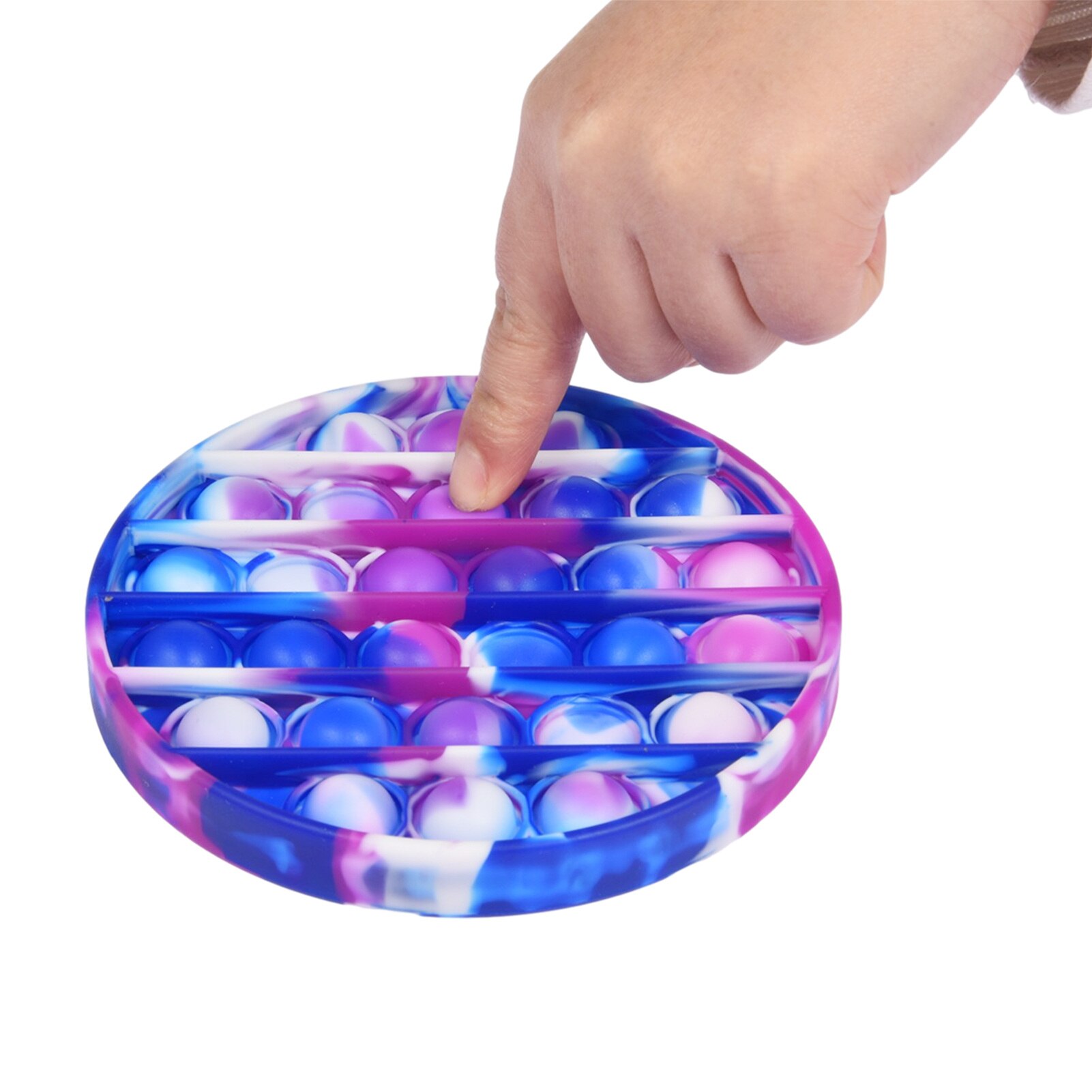 Fidget Simple Dimple Toy Funny Night Glowing Push Bubble Educational Sensory Toy Autism Special Needs Stress Relief Toy