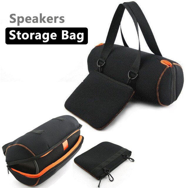 outdoor wireless column waterproof super bass music center High power portable bluetooth speaker 40W subwoofer speaker TF card: Speaker bag