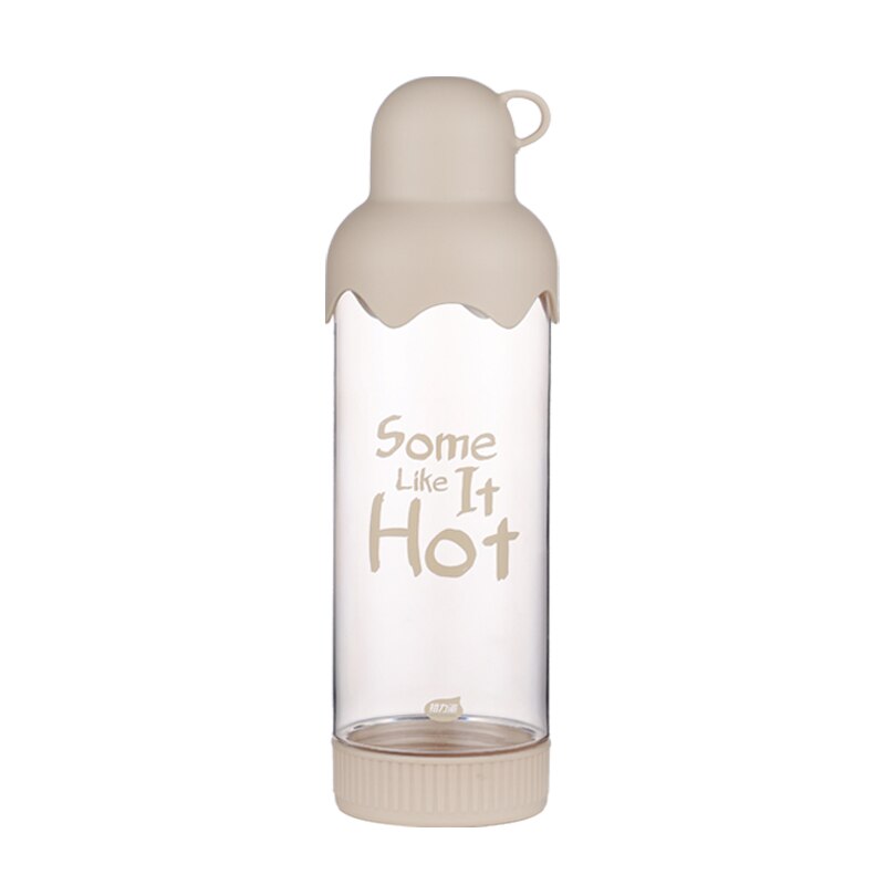 650ml infuser vattenflaska plast frukt infusion barn dricker utomhussport flaskor juice citron bärbar vattenkokare: Vit ( bai se )
