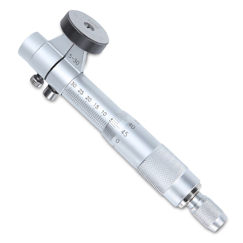 Micrómetro interior de 5-30mm, calibrador de tornillo de 0,01mm, instrumento de medición de precisión, herramientas de calibre de diámetro interno