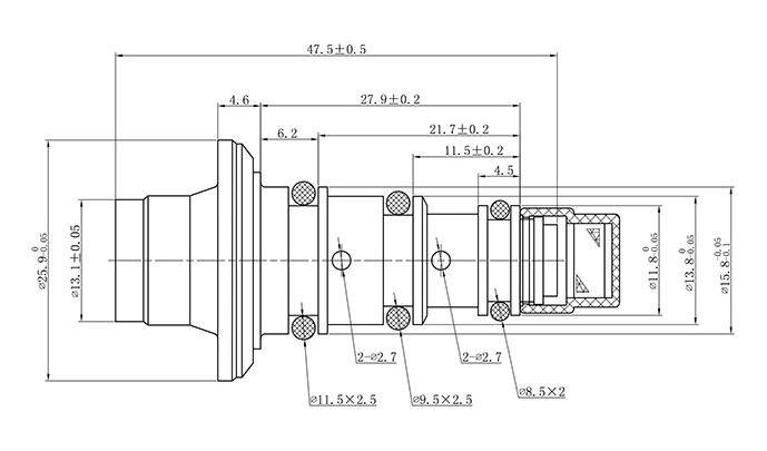 VS16 AC Elektrische Kompressor Elektronische Magnet mechanische Regelventil Sensor für Ford Fokus C-Max 1,6 Hyundai Sonate Elantra