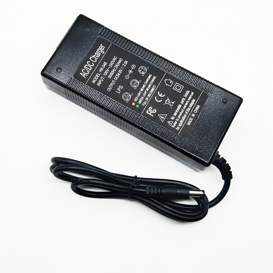HK Liitokala 54.6V 2A Charger 13S 48V Li-ion Battery Charger Output DC 54.6V Lithium polymer battery Charger